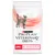 PURINA Pro Plan Veterinary Diets DM St/Ox Diabetes Management -kissanruokapakkaus, valkoinen tausta, harmaa raidallinen kissa, punainen korostuskuvio PURINA Pro Plan Veterinary Diets DM St/Ox Diabetes Management -kissanruokapakkaus, valkoinen tausta, harmaa raidallinen kissa, punainen korostuskuvio