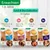 IAMS Delights Land & Sea Collection en gelée pour chats adultes 1–6 ans, 12 sachets : 3x thon & hareng, 3x saumon & truite, 3x dinde & canard, 3x agneau & foie. Texte en allemand/anglais.