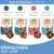 IAMS Sea Collection en sauce pour chats adultes, 4 variétés : thon & pois, maquereau & truite, saumon & cabillaud, poisson de mer & haricot vert, 3 sachets de chaque. Texte en allemand visible.