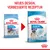 Royal Canin Junior Giant Hundefutter mit neuem Design und verbesserter Rezeptur. Altersangabe: 8-18/24 Monate, Gewicht über 45 kg.
