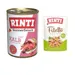 6 x 400g RINTI Wet Dog Food + 100g RINTI Wet Dog Food Free! * - Veal Adult (6 x 400g) + Duck with Vegetables Filetto in Jelly (100g)