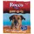 Obal Rocco Kaussnack Bar-B-Q, Die Extra-Belohnung mit Ente, s obrázkem psa a textem Leckerer Kaußpaß mit delikatem Grillgeschmack. Obal Rocco Kaussnack Bar-B-Q, Die Extra-Belohnung mit Ente, s obrázkem psa a textem Leckerer Kaußpaß mit delikatem Grillgeschmack.