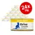 Zestaw 24 puszek thrive Complete Chicken Breast 75 g, widoczna etykieta z nazwą produktu i sylwetką kota, napis 0% Nonsense.
