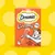 Dreamies Creamy con sabroso pollo, sin azúcar añadido. El paquete contiene 4 sticks de 10 g.