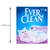 Caja de arena aglomerante para gatos Ever Clean Lavender, 10 L, fórmula baja en polvo. Altura visible: 335 mm. Texto: Extreme Odour Elimination, Super Premium Clumping Cat Litter.