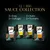 Sheba Sauce Collection 12 x 85g, 3 x Ente, 3 x Geflügel, 3 x Huhn, 3 x Truthahn. Quatre sachets visibles avec un chat et le nom du goût en allemand sur chaque emballage.