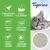 Tigerino Premium. In argilla naturale di bentonite, efficace e ultra assorbente, povera di polvere, rapido potere agglomerante, eccellente controllo odori, profumo di erba appena tagliata.