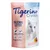 Tigerino Crystals Silicate Litter, lettiera per gatti con profumo di fiori, 5L. Testo in inglese: light & economical, stops odours before they arise, inhibits bacterial growth, dust-free.