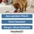 Hund spielt mit Plüschspielzeug. Aus weichem Plüsch, ohne Squeaker, Körper ohne Füllwatte. beeztees create happy moments!