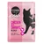 Cosma Asia Chicken with Shrimps in Jelly. Multi Protein, pure meat and seafood. Packaging with cat silhouette and icons for chicken and shrimps.