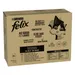 Megapack Felix "So gut wie es aussieht" Pouches 80 x 85 g - Fleisch Mix 2 (Rind, Huhn, Thunfisch, Kabeljau)