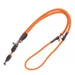Nomad Tales Spirit Halsband, tangerine - Bijpassende riem: 200 cm lang, Ø 10 mm
