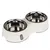 TIAKI Melamine Double Bowl - 2 x 800ml, each diameter 16cm