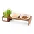 CanadianCat Company voerbakstandaard Cat Diner - Hout: 2 x 250 ml, Ø 15 cm