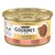 Purina Gourmet Gold влажный корм для кошек, вкус лосось. Изображение банки и содержимого с кусочками лосося.