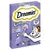Dreamies Creamy, au délicieux canard, sans colorants ni arômes artificiels, sans sucre ajouté, x4 sachets. Texte en allemand et français visible sur l’emballage.