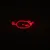 Red laser light in the shape of a bird, suitable for interactive cat toys.