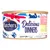 Butcher's natural nutrition Delicious Dinners, mousse con salmone e gamberetti, con taurina, 30% carne fresca. Testo in inglese sull'etichetta della lattina.
