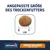 Angepasste Grösse des Trockenfutters, Durchmesser ca. 1 cm. Advance Veterinary Diets Weight Balance Medium Maxi +10 kg.