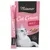 Miamor Cat Cream Malt Anti-Hairball, z ekstraktem słodowym, opakowanie 6x15g. Przedstawiono: biała kotka i krem na łyżce.