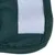 Primo piano di un tessuto verde con chiusura in velcro bianca.