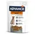 Опаковка Advance Appetite Control Snack с изображение на куче, надписи: Helps reduce hunger sensation, only 2.0% fat content, great taste less calories, бисквити във формата на кокал.