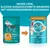 Texte en allemand : NEUER LOOK, GLEICHE AUSGEZEICHNETE NAHRUNG MIT HERVORRAGENDEM GESCHMACK. Purina ONE ADULT 85g, ancien et nouveau packaging visibles.