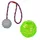 Lot : Squeaky Ball en TPR + Trixie Balle en caoutchouc avec corde