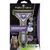 FURminator Undercoat deShedding Tool, hosszú szőrű, közepes/nagy macskáknak (M/L, 4,5 kg+), heti használat, segít csökkenteni a szőrhullást akár 90%-kal. Lila-fekete eszköz csomagolásban.