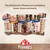 8in1 Flavours treats available as bones, chews and snacks. Image shows Crunchy Rolls, Triple Flavour Skewers, Rings and Bones packaging with visible product pieces.