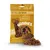 Sachet Chewies Goodies Mini Bones, visible texte : Great for training, mit Geflügel with poultry, made in Germany. Morceaux en forme d’os devant le sachet, image de chien sur l’emballage.