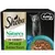Sheba Nature's Collection in Gravy Mixed Selection, 8 x 85g packs, certified sustainable seafood MSC, image of food in gravy with vegetables.