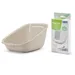 Savic Katzentoilette Aseo Giant - Starterset: Toilette Mocca + 6 Bag it up