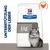 Hill's Prescription Diet I/d Katzenfutter zur Unterstützung der Leber, mit Huhn. Verpackung zeigt eine graue Katze und das Produktlogo.