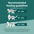 Utfodringsråd för katter: 2–4 kg, 25–55 g; 4–6 kg, 55–80 g; 6–8 kg, 80–110 g per dag. Text på engelska om att mängden bör anpassas efter kattens behov.
