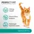 Key features: kidney health, muscle mass support, optimised nutrient levels for senior 11+; supports whole body health. Image shows a cat and feature icons.