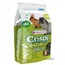 Versele-Laga Crispy Pellets Rabbits, kaninfoder uden korn. Emballagen viser to kaniner og teksten: 'oh!', 'yes!' og 'happy!'.