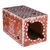 TIAKI Katzenkratztunnel Lebkuchen - L 50 x B 30 x H 30 cm