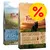 Purizon droog kattenvoer, zichtbare varianten: Fresh Chicken & Fish en Fresh-Caught Fish, 2,5 kg zakken met kortingssymbool. Tekst: 70% vlees/vis, 30% groenten, 0% graan. Purizon droog kattenvoer, zichtbare varianten: Fresh Chicken & Fish en Fresh-Caught Fish, 2,5 kg zakken met kortingssymbool. Tekst: 70% vlees/vis, 30% groenten, 0% graan.