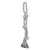 Trixie Dubbel Speeltouw Bont  - 60 cm, 500 gr.