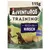 Purina Adventuros Training, rich in venison, low fat, 115g. Packaging shows dog and person in forest landscape with two treats.