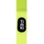 Tiaki logo on neon yellow material with visible seams.