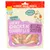 Chewy chicken dumbbells with 100% natural chicken breast meat, wheat free, great value pack. Visible treats inside packaging.