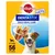 Pedigree Dentastix Daily Oral Care, recommended by vets, 56 sticks for dogs 5–10 kg. Yellow and blue packaging with product name and dog silhouette visible.