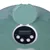 Electronic control panel with buttons for On/Off, Set and (+/-) on a green device. Flip lid open.