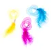 Lot de jouets TIAKI Tubes avec plumes pour chat – lot de 3 jouets