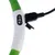 Tiaki kabelconnector met groen en wit design, USB-stekker zichtbaar.