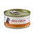 almo nature cat food tin, 70g, visible text: ALL PROFITS TO THE PLANET, POLLO E TONNO, POULET ET THON, image of a cat on label