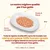 Tonno con mais, brodo di pesce e riso su piatto bianco. Testo: carne e/o pesce 100% human-grade, idonei al consumo umano, ora alimento per il tuo gatto. Ricette HFC.