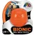 BIONIC Ball, orange, size L/G for dogs 13-27 kg. Tail Wagging Durability™. Rating scale with three criteria: Weak, Strong, Bionic.